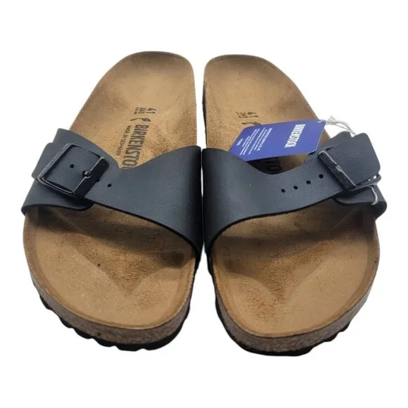 Birkenstock Shoes Women 41 Black Madrid BS Coastal Resort Beach